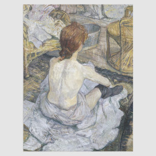 Toulouse-Lautrec - Rousse / La Toilette Tissue Paper