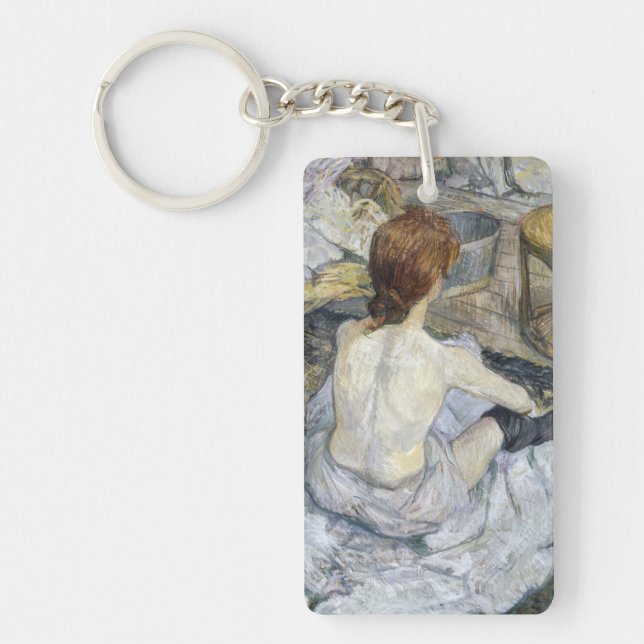 Toulouse-Lautrec - Rousse / Toilet Key Ring (Front)