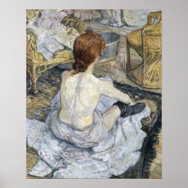 Toulouse-Lautrec - Rousse / Toilet Poster (Front)