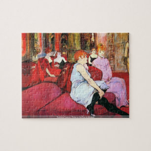 Toulouse-Lautrec - Salon in the Rue de Moulins puz Jigsaw Puzzle