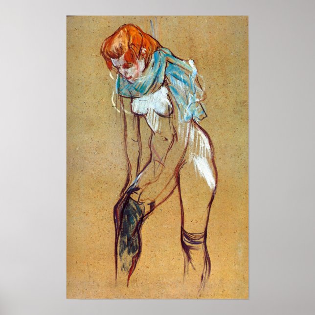 Toulouse-Lautrec - Stockings Poster (Front)