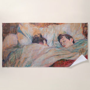 Toulouse-Lautrec - The Bed Beach Towel