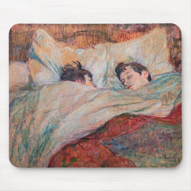 Toulouse-Lautrec - The Bed Mouse Pad (Front)