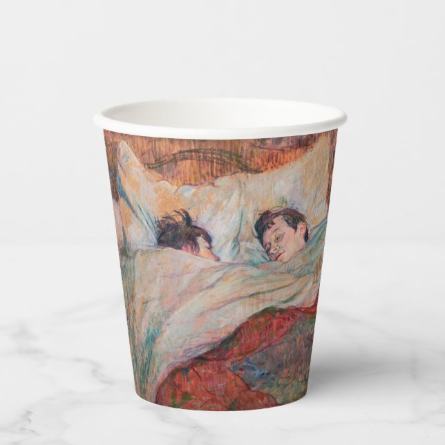 Toulouse-Lautrec - The Bed Paper Cups (Front)