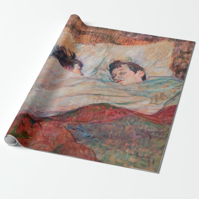 Toulouse-Lautrec - The Bed Wrapping Paper (Unrolled)