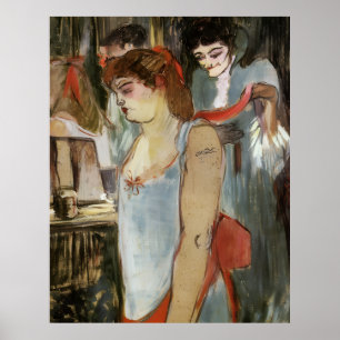 Toulouse-Lautrec - The Tattooed Woman Poster