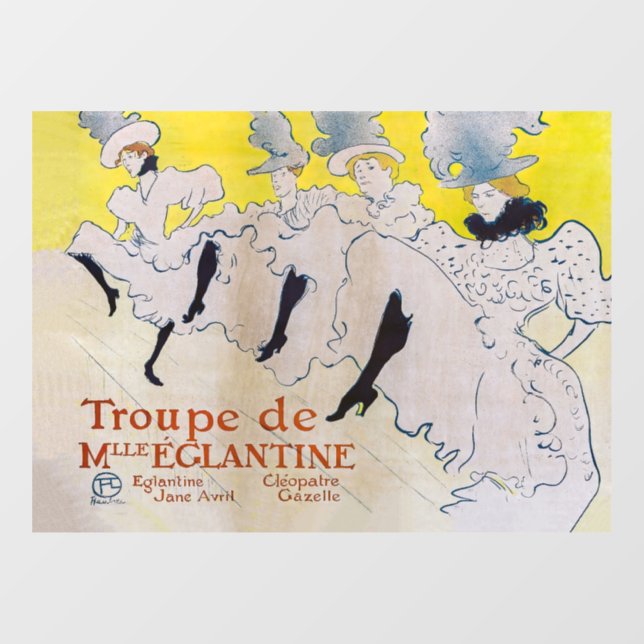 Toulouse-Lautrec - Troupe de Mlle Eglantine (Sheet)