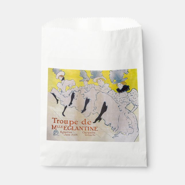 Toulouse-Lautrec - Troupe de Mlle Eglantine Favour Bag (Front)