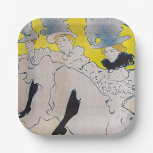 Toulouse-Lautrec - Troupe de Mlle Eglantine Paper Plate