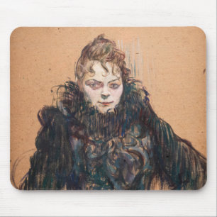 Toulouse-Lautrec - Woman with a Black Boa Mouse Pad