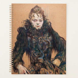 Toulouse-Lautrec - Woman with a Black Boa Planner
