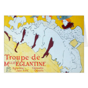 Toulouse Lautrec Yellow Dancing Girl Poster