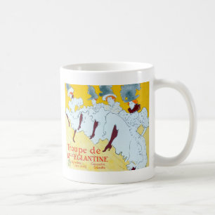 Toulouse Lautrec Yellow Dancing Girl Poster Coffee Mug