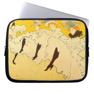 Toulouse Lautrec Yellow Dancing Girl Poster Laptop Sleeve