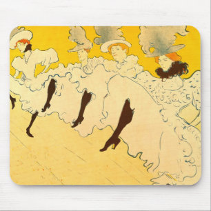Toulouse Lautrec Yellow Dancing Girl Poster Mouse Pad