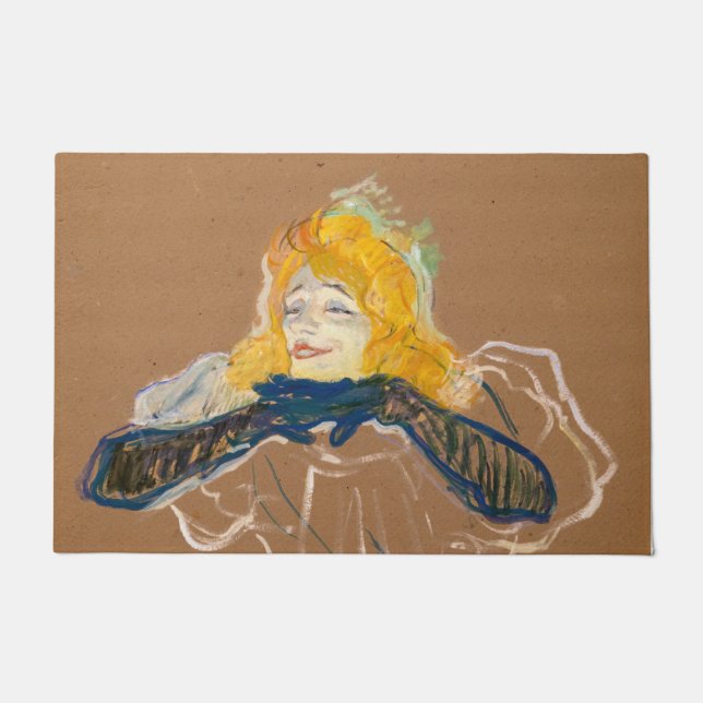 Toulouse-Lautrec - Yvette Guilbert Singing Doormat (Front)