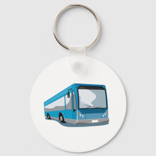 tour bus coach transport key ring