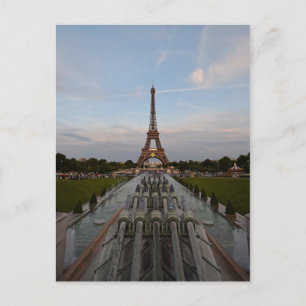 Tour de Eiffel  -  Paris, France  -  Postcard