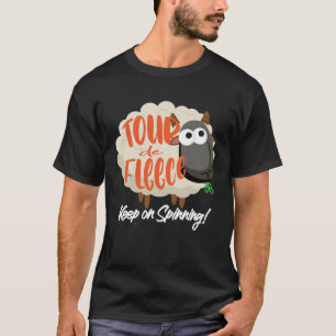 Tour de Fleece Fibre for Spinning Wheels Handspinn T-Shirt
