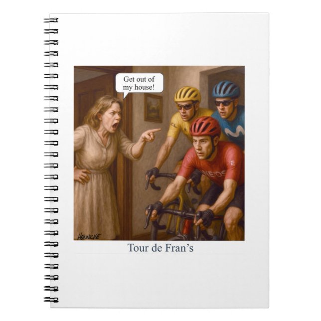 Tour de Fran’s Notebook (Front)