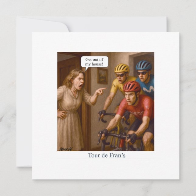 Tour de Fran’s Save The Date (Front)