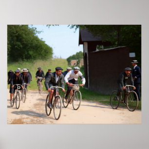 Tour de France 1903 First Race Colour Redux Poster