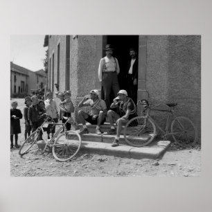 Tour de France 1921 After The Stage Beer Time Colo Poster