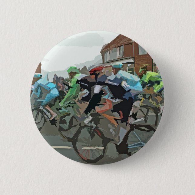 Tour De France 2014 6 Cm Round Badge (Front)