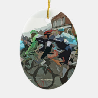 Tour De France 2014 Ceramic Tree Decoration
