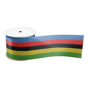 Tour de France Cycling Champion Rainbow Jersey Satin Ribbon