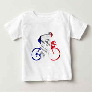 Tour de france cyclist baby T-Shirt