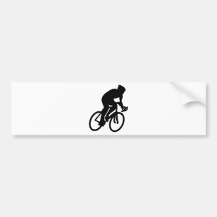 tour de france cyclist bumper sticker