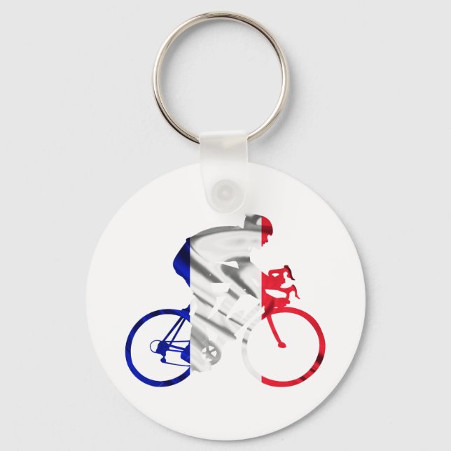 Tour de france cyclist key ring (Front)