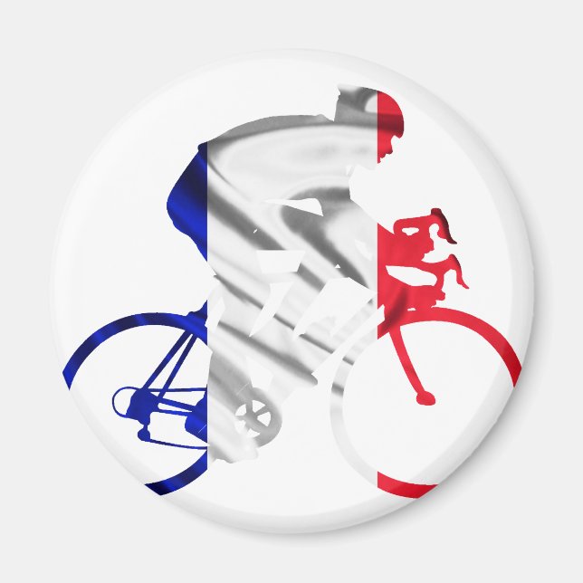 Tour de france cyclist magnet (Front)