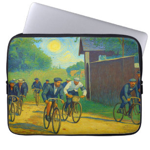 Tour de France First Race 1903 van Gogh Redux Laptop Sleeve