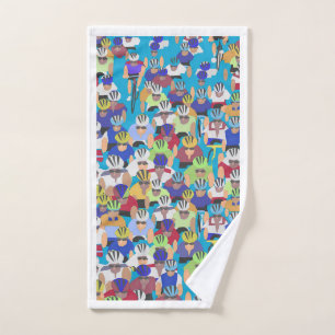 Tour de France hand towel by Lefevre