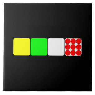 Tour de France Jerseys 2 Black Ceramic Photo Tile