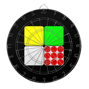 Tour de France Jerseys 3 Black Dartboard