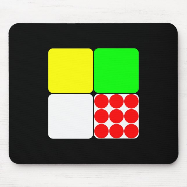 Tour de France Jerseys 3 Black Mouse Pad (Front)