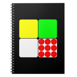 Tour de France Jerseys 3 Black Notebook