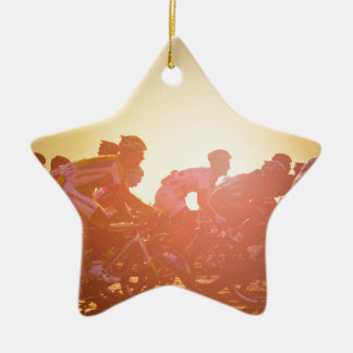 Tour De France Sunset Ceramic Ornament