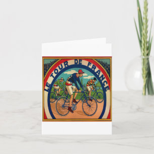 Tour De France Vintage Card