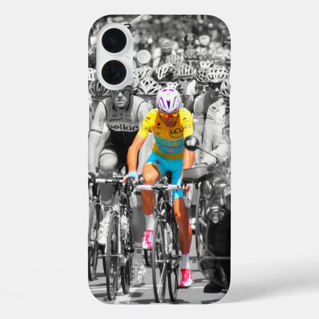Tour de France Yellow Jersey Peloton Cycling Race  Case-Mate iPhone Case (Back)