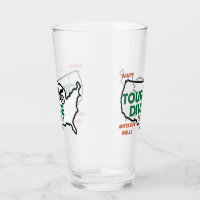 Tour Divide USA logo pint glass