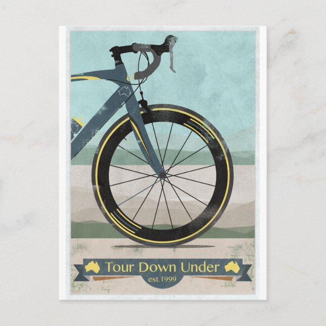 Tour Down Under Bike Postcard (Front)