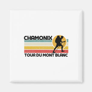 Tour Du Mont Blanc Chamonix Resort Area Skiing, Cl Magnet
