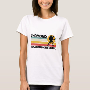Tour Du Mont Blanc Chamonix Resort Area Skiing, Cl T-Shirt