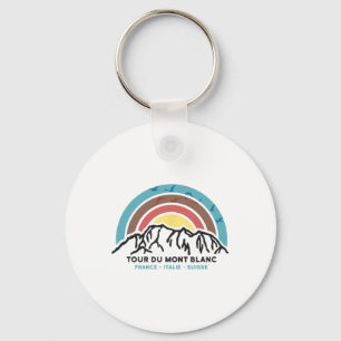 Tour Du Mont Blanc Finisher Chamonix France Hiking Key Ring