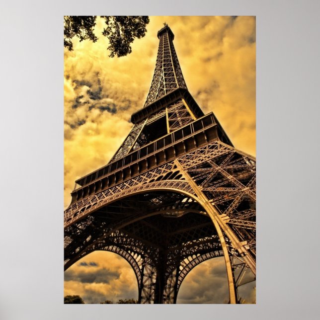 Tour Eiffel Paris France Poster (Matte) (Front)