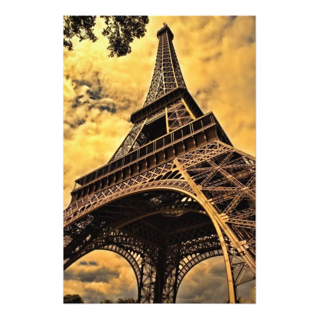 Tour Eiffel Paris France Poster (Satin) (Front)